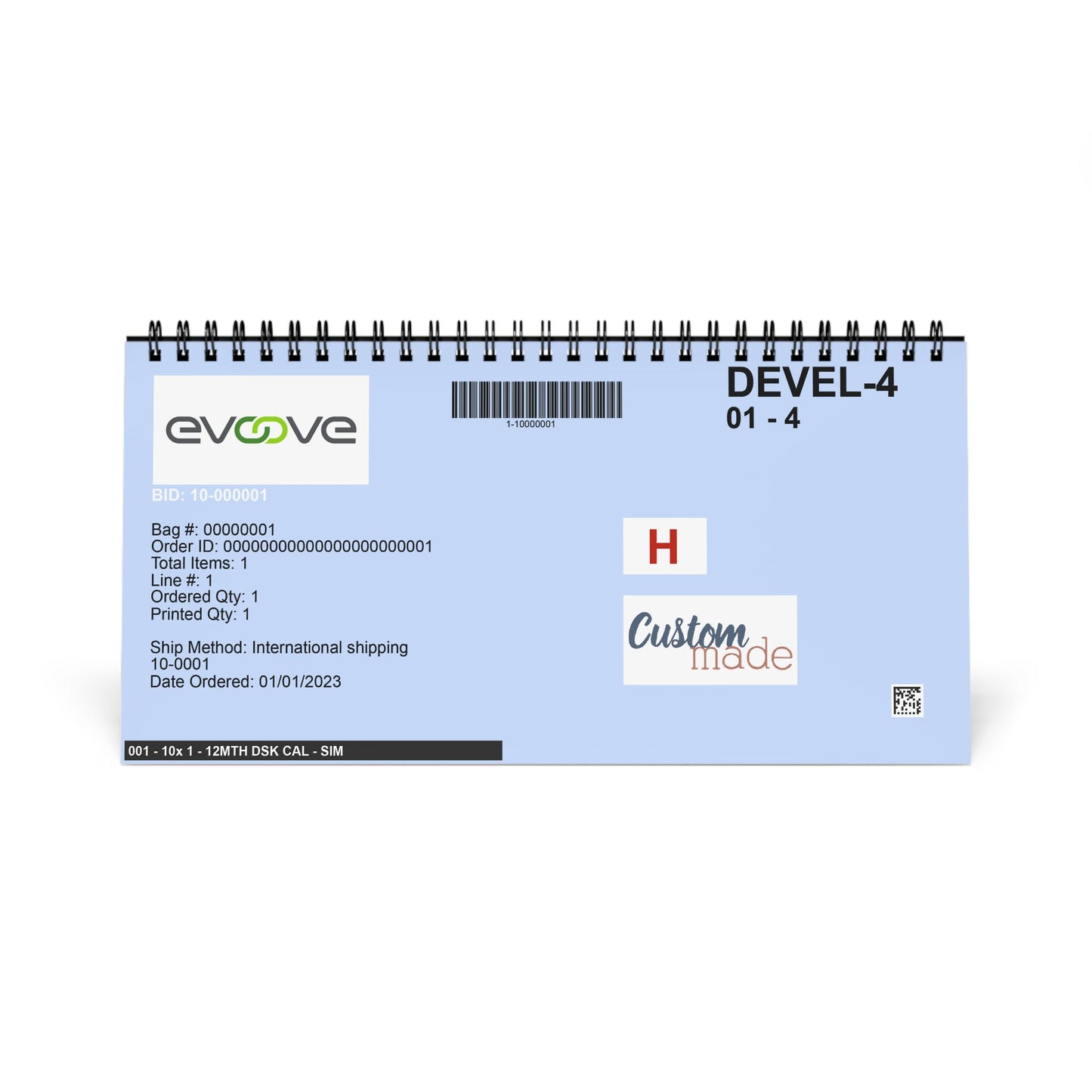 Desktop Calendar (2026 grid) - Evoove