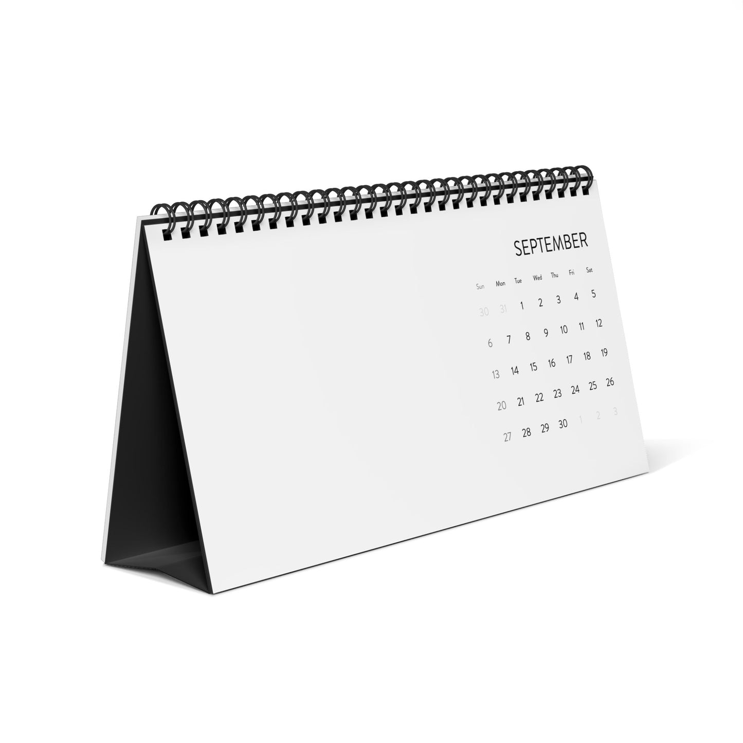 Desktop Calendar (2026 grid) - Evoove
